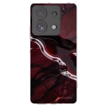 Picasee silikónový prehľadný obal pre Xiaomi Redmi Note 13 Pro 4G - Cherry stone