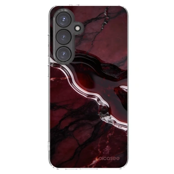 Picasee silikónový prehľadný obal pre Samsung Galaxy S24 FE S721B - Cherry stone