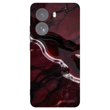 Picasee silikónový čierny obal pre Xiaomi Poco X7 - Cherry stone