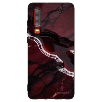 Picasee silikónový čierny obal pre Huawei P30 - Cherry stone