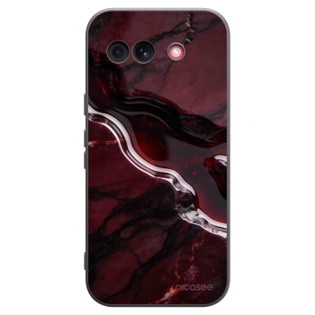 Picasee silikónový čierny obal pre Google Pixel 10a - Cherry stone
