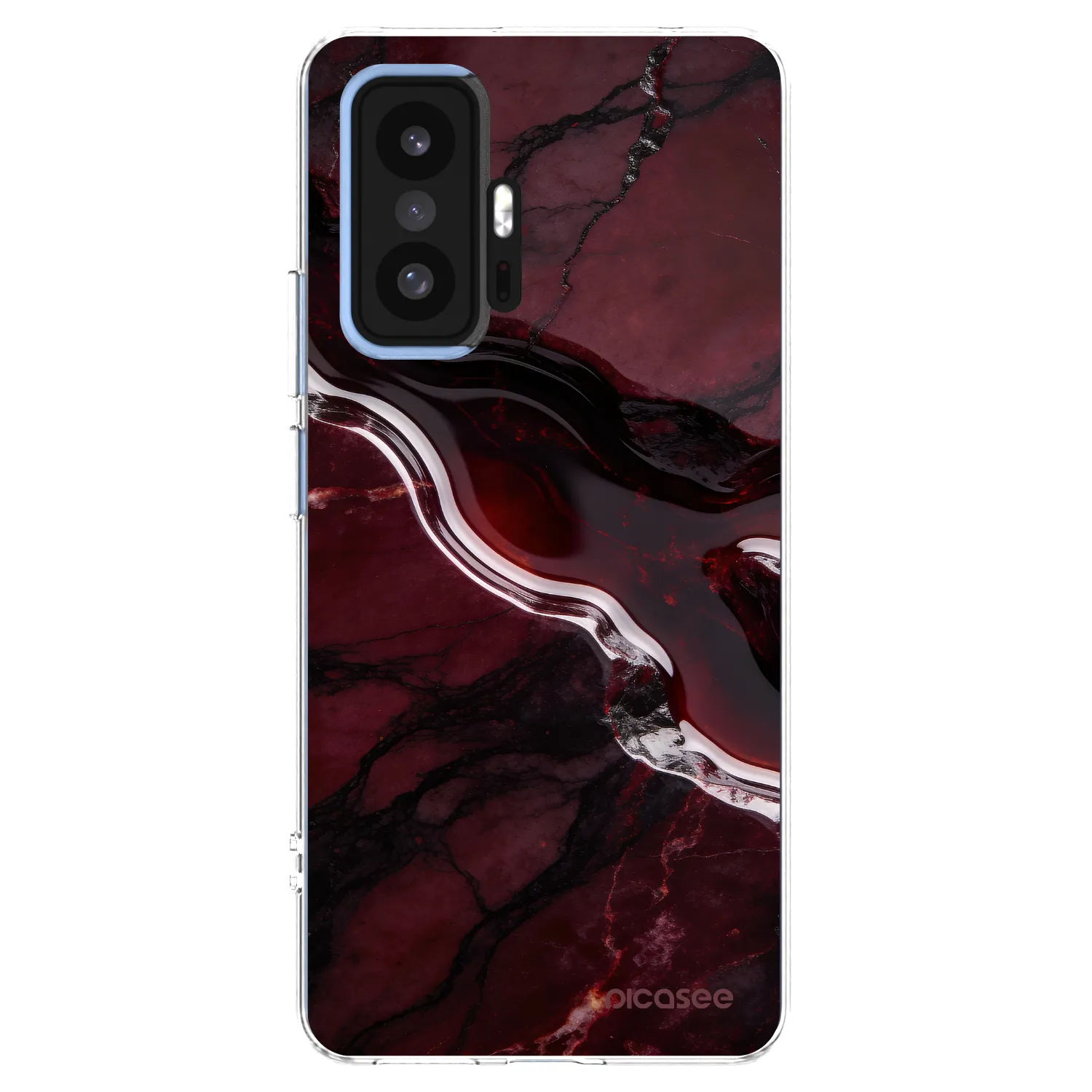 Picasee silikónový prehľadný obal pre Xiaomi 11T - Cherry stone
