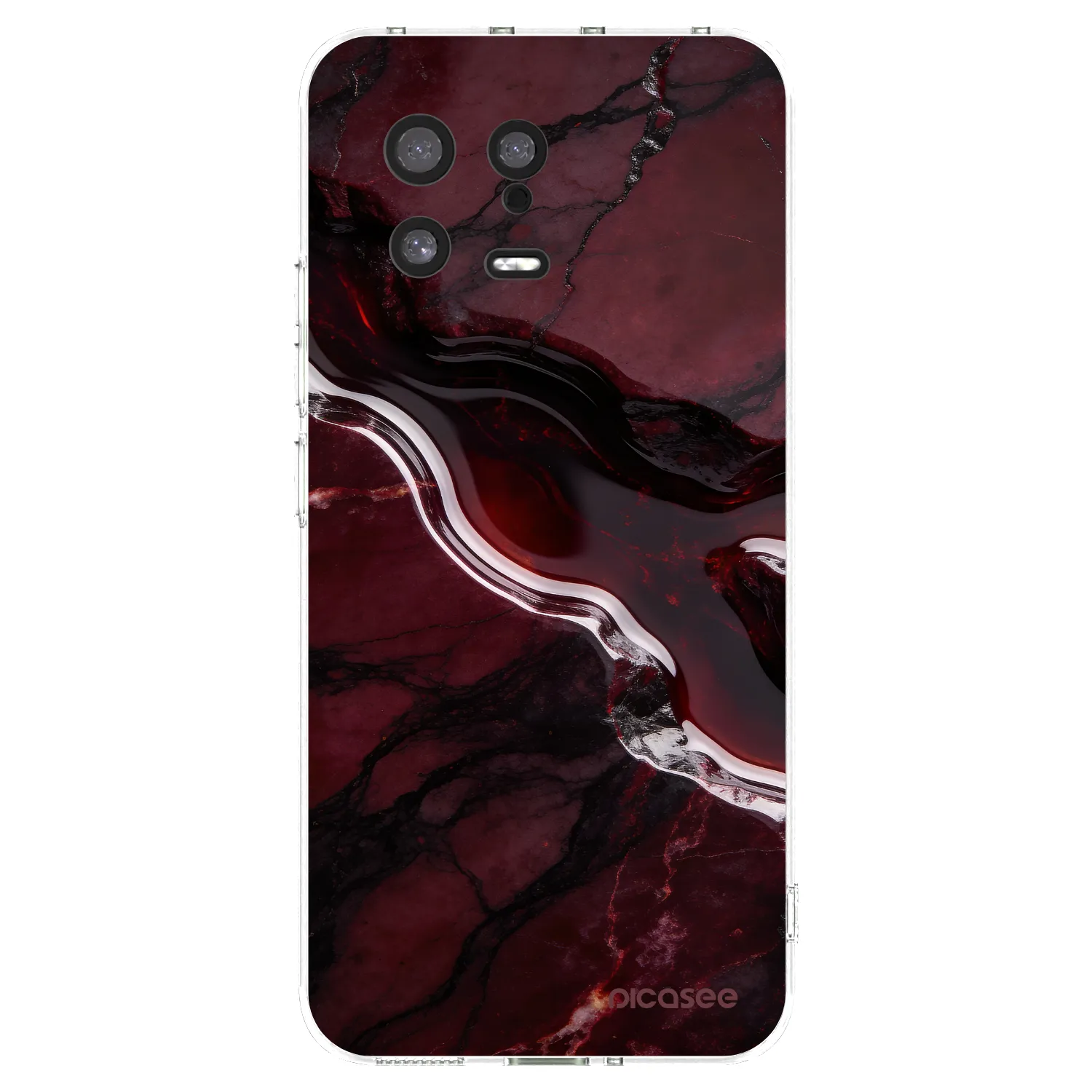 Picasee silikónový prehľadný obal pre Xiaomi 13 - Cherry stone