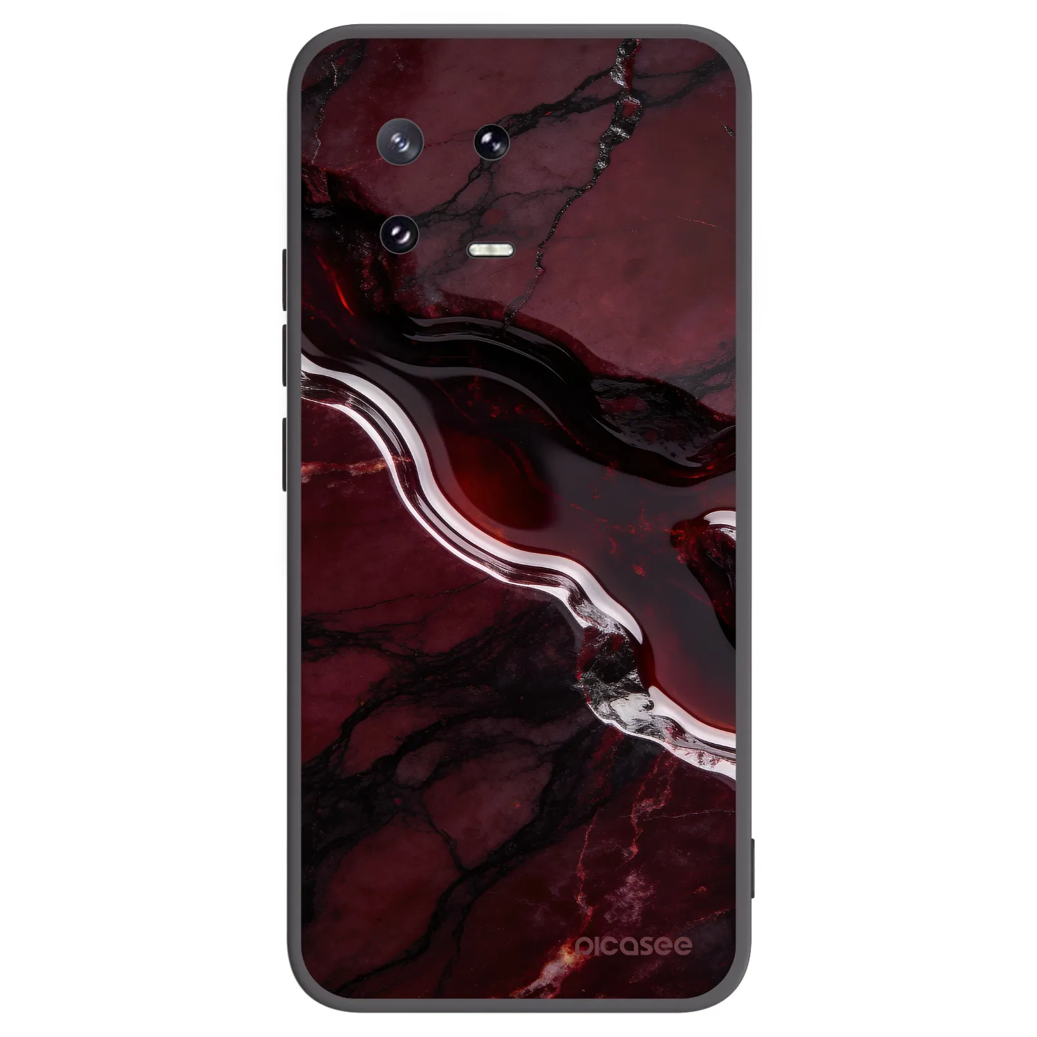 Picasee silikónový čierny obal pre Xiaomi 13 Pro - Cherry stone