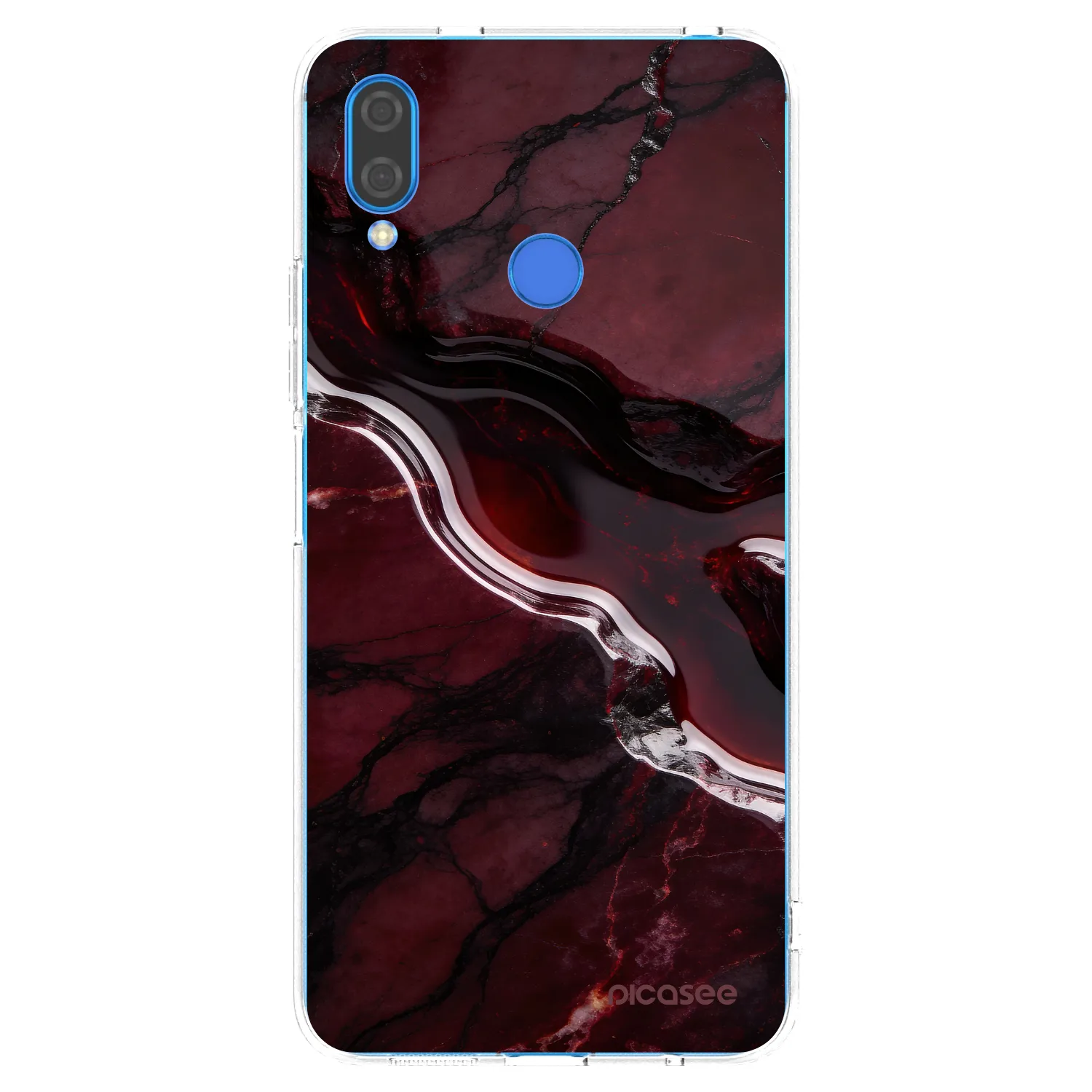 Picasee silikónový prehľadný obal pre Huawei Nova 3i - Cherry stone