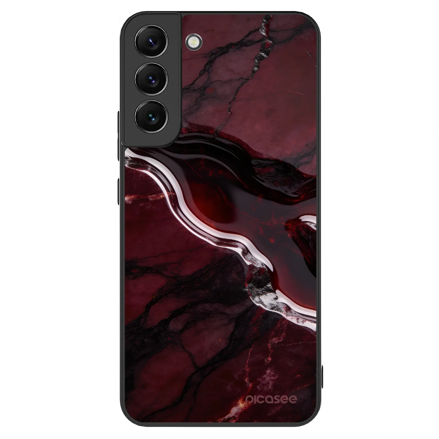 Picasee ULTIMATE CASE PowerShare pro Samsung Galaxy S22+ 5G - Cherry stone