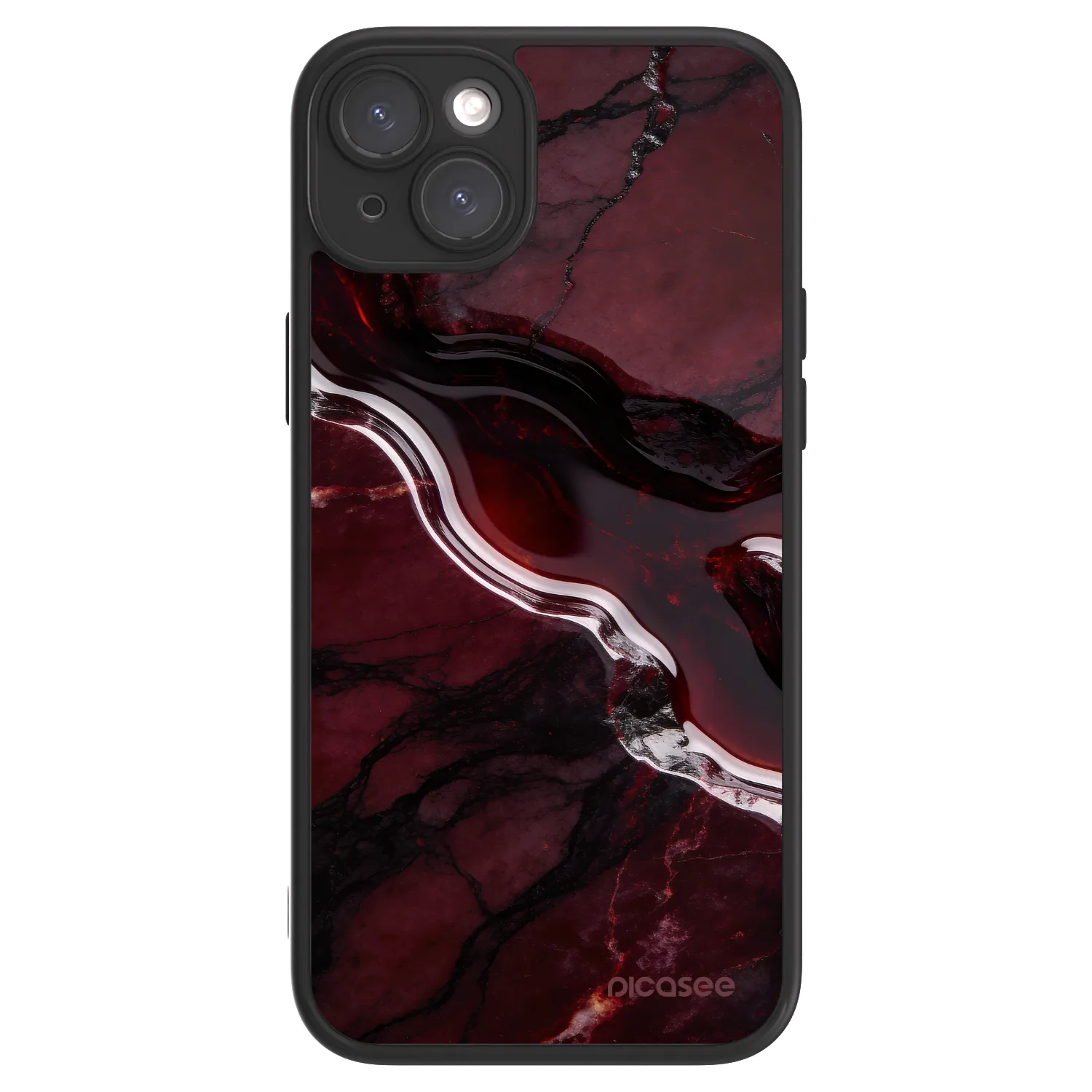 Picasee ULTIMATE CASE pro Apple iPhone 15 Plus - Cherry stone