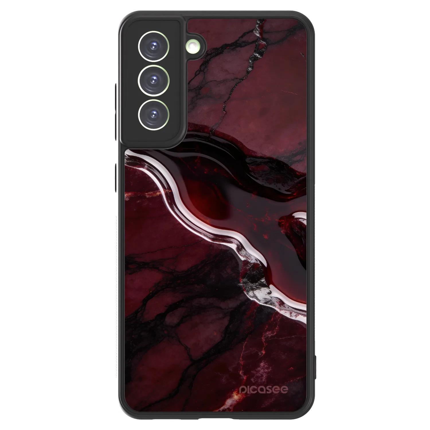 Picasee ULTIMATE CASE PowerShare pro Samsung Galaxy S21 FE 5G - Cherry stone