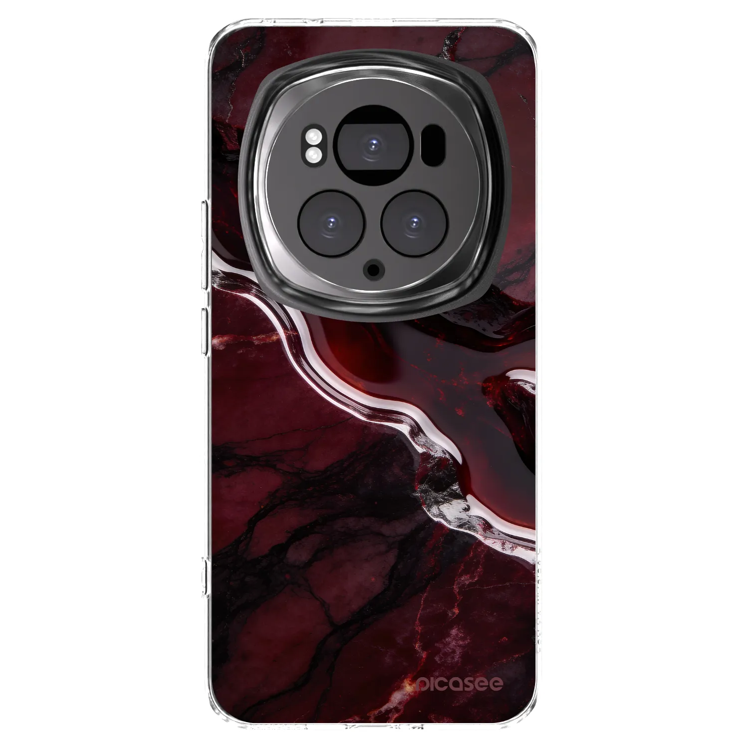 Picasee silikónový prehľadný obal pre Honor Magic6 Pro - Cherry stone