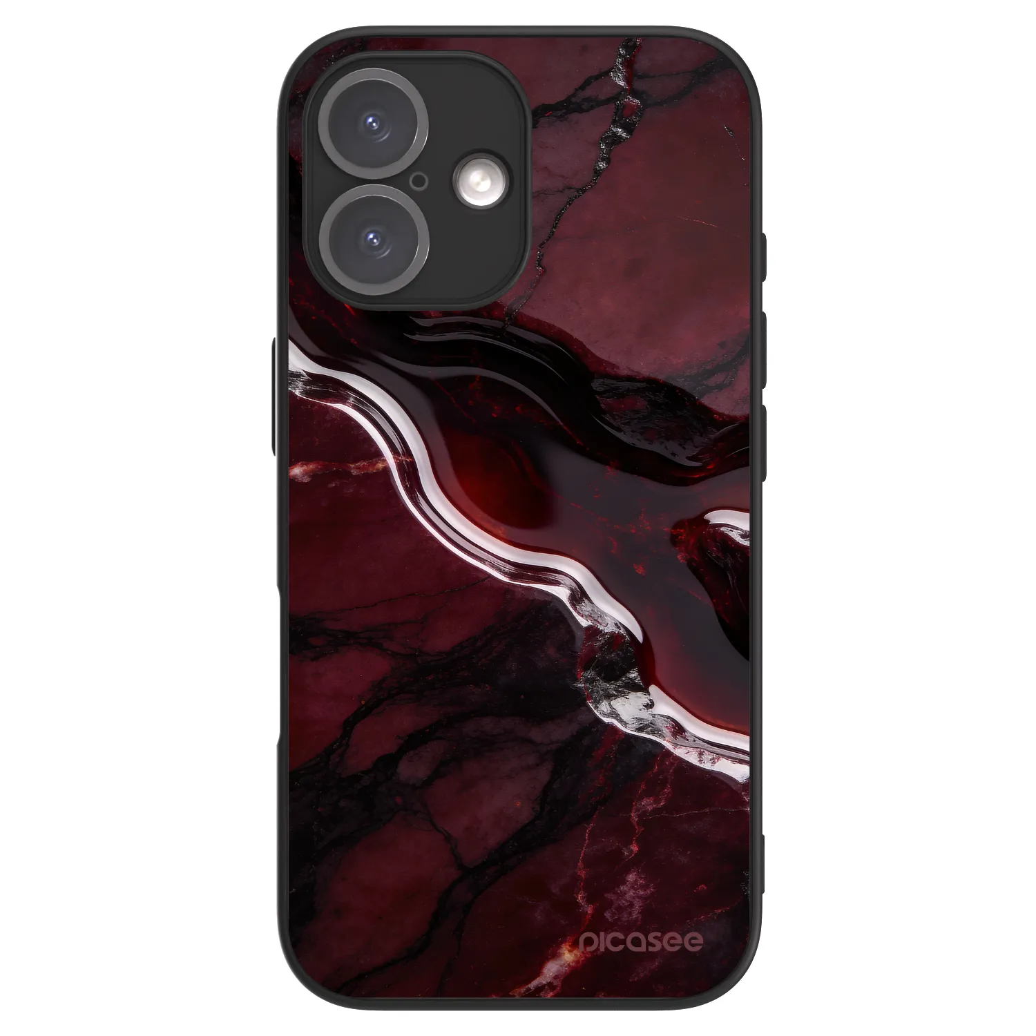 Picasee ULTIMATE CASE MagSafe pro Apple iPhone 16 - Cherry stone