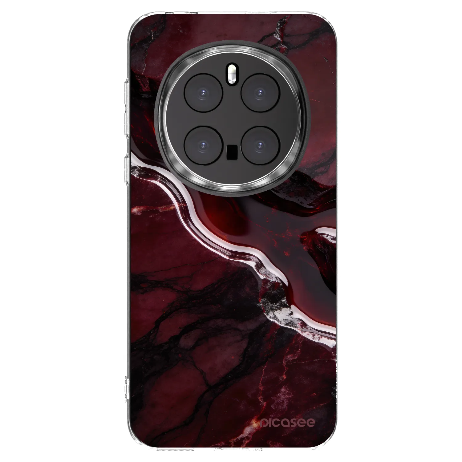 Picasee silikónový prehľadný obal pre Honor Magic7 Pro 5G - Cherry stone