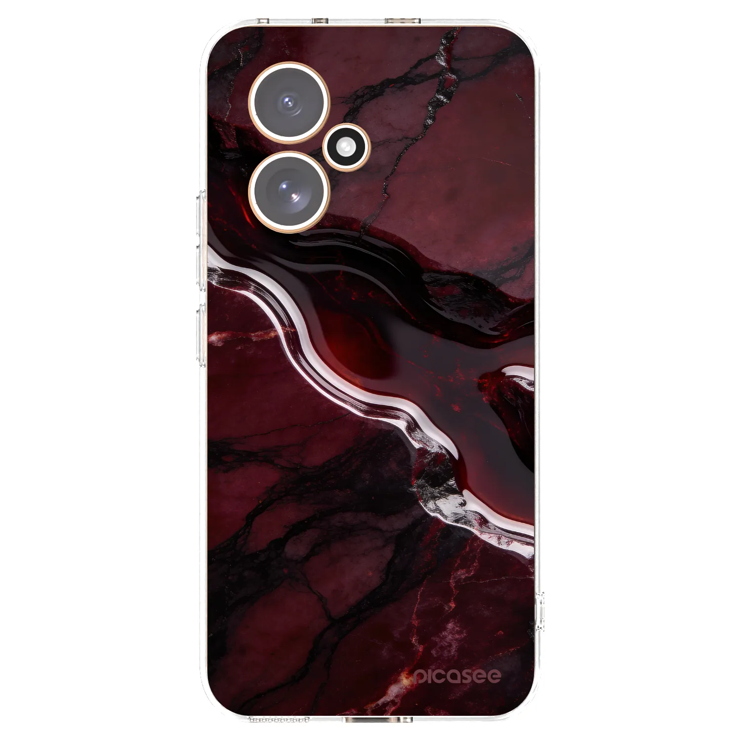 Picasee silikónový prehľadný obal pre Honor 400 5G - Cherry stone
