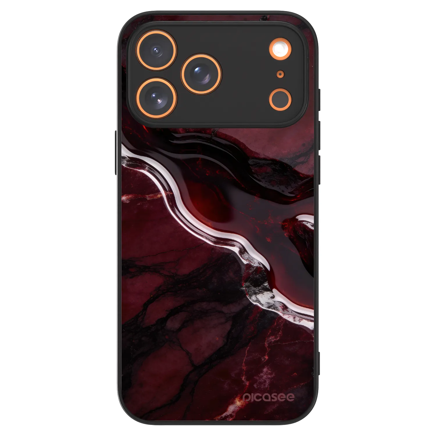 Picasee ULTIMATE CASE MagSafe pro Apple iPhone 17 Pro Max - Cherry stone