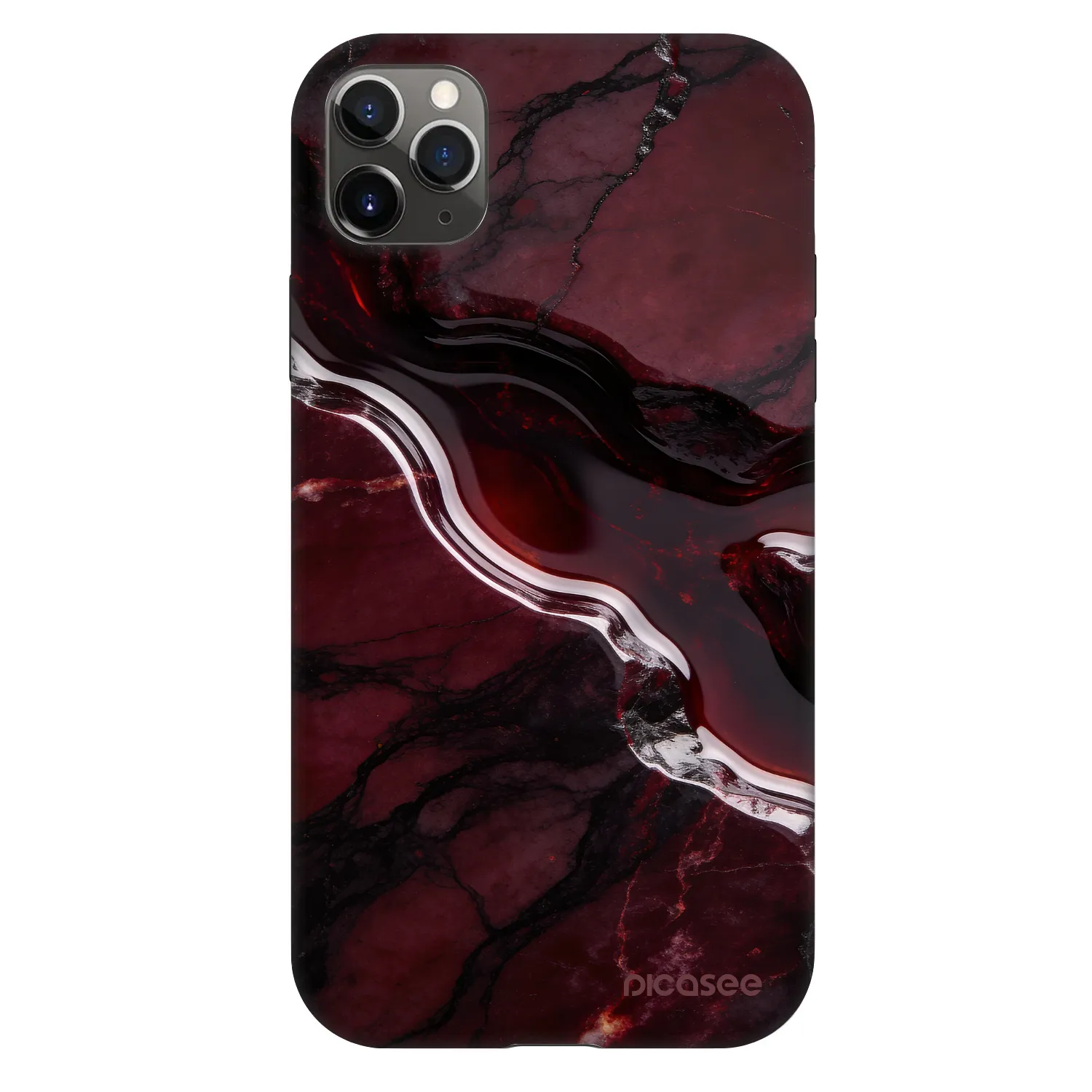 Picasee Fashion Case pre Apple iPhone 11 Pro Max - Cherry stone