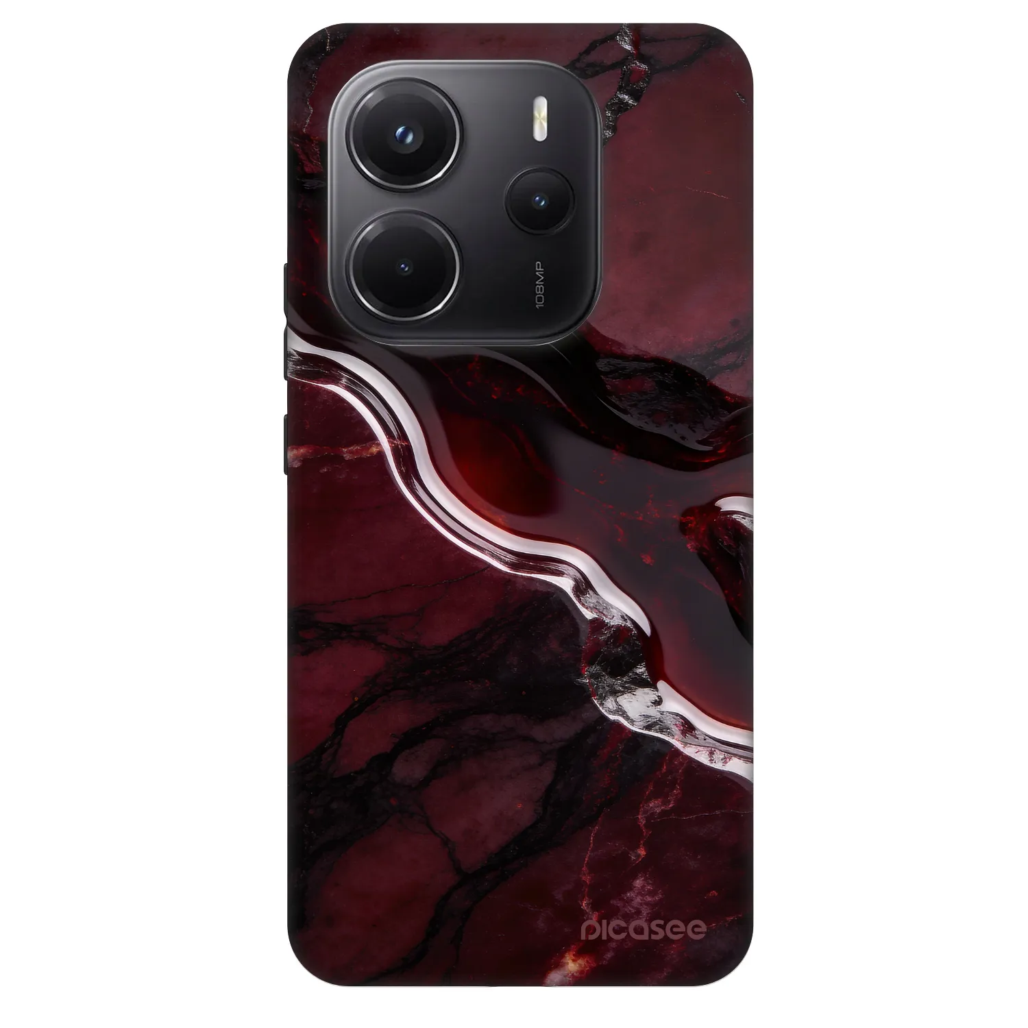 Picasee Fashion Case pre Xiaomi Redmi Note 14 5G - Cherry stone