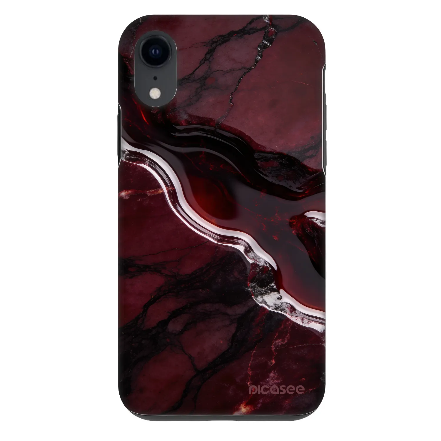 Picasee Fashion Case pre Apple iPhone XR - Cherry stone