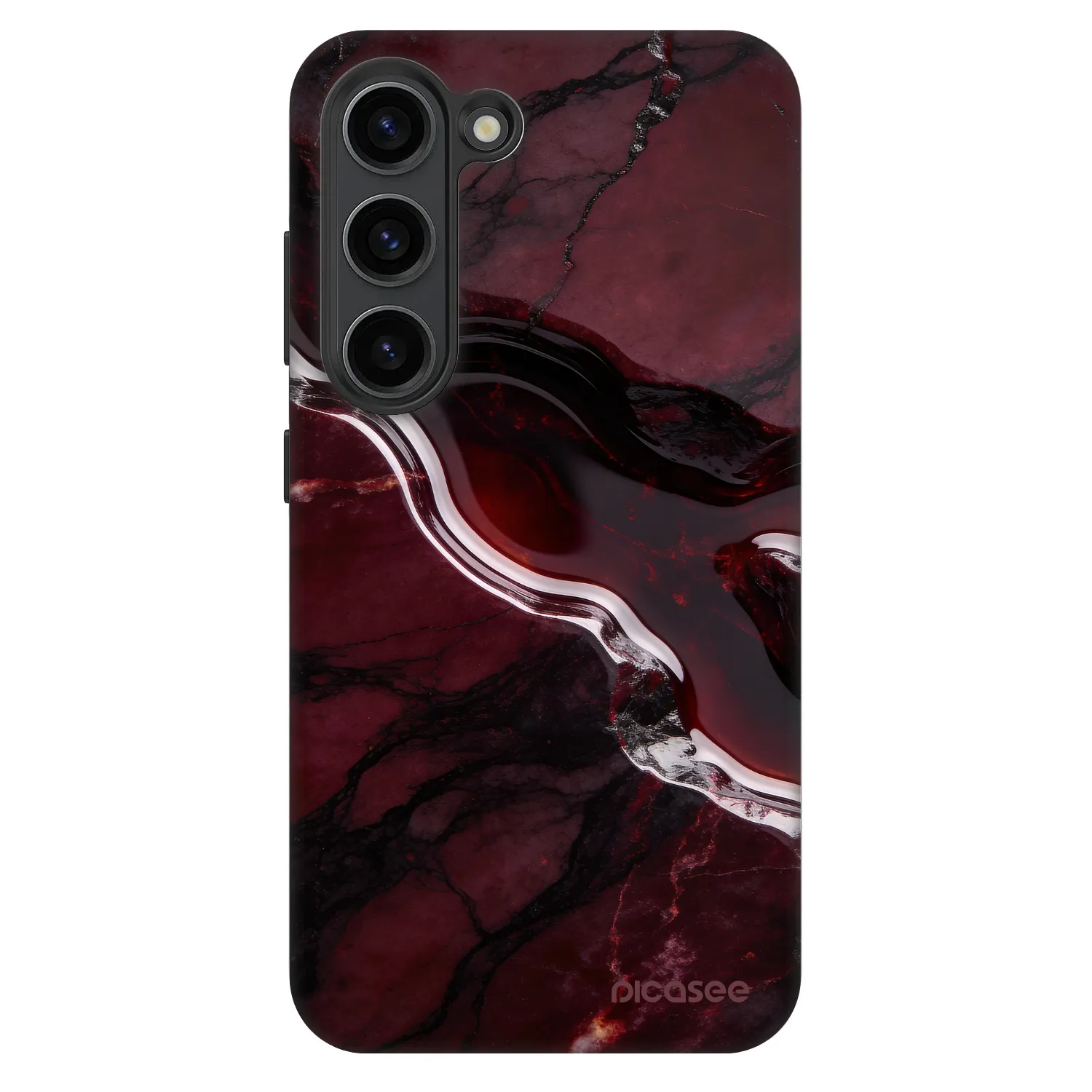 Picasee Fashion Case pre Samsung Galaxy S23+ 5G - Cherry stone