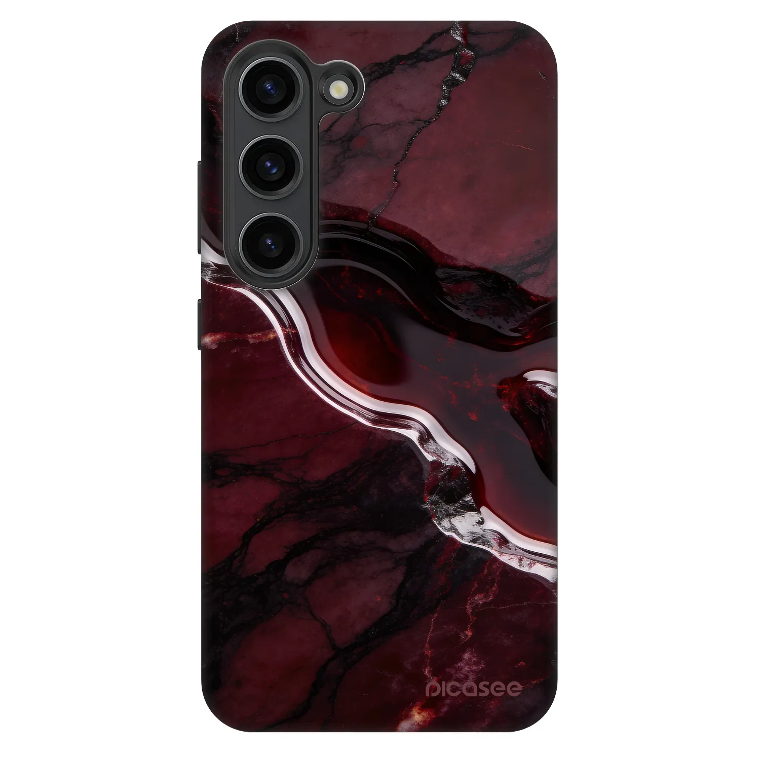 Picasee Fashion Case pre Samsung Galaxy S23 5G - Cherry stone