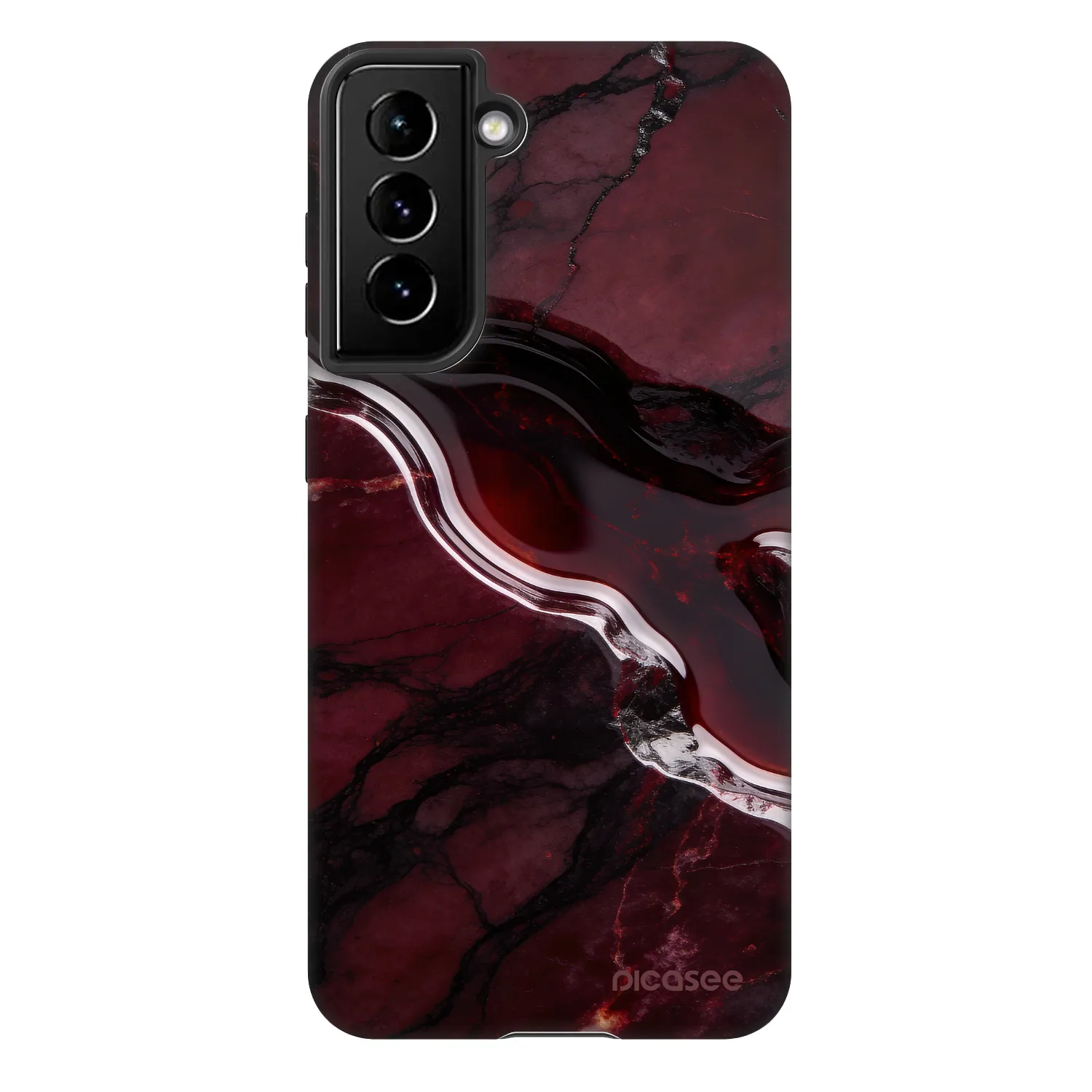 Picasee Fashion Case pre Samsung Galaxy S22 5G - Cherry stone