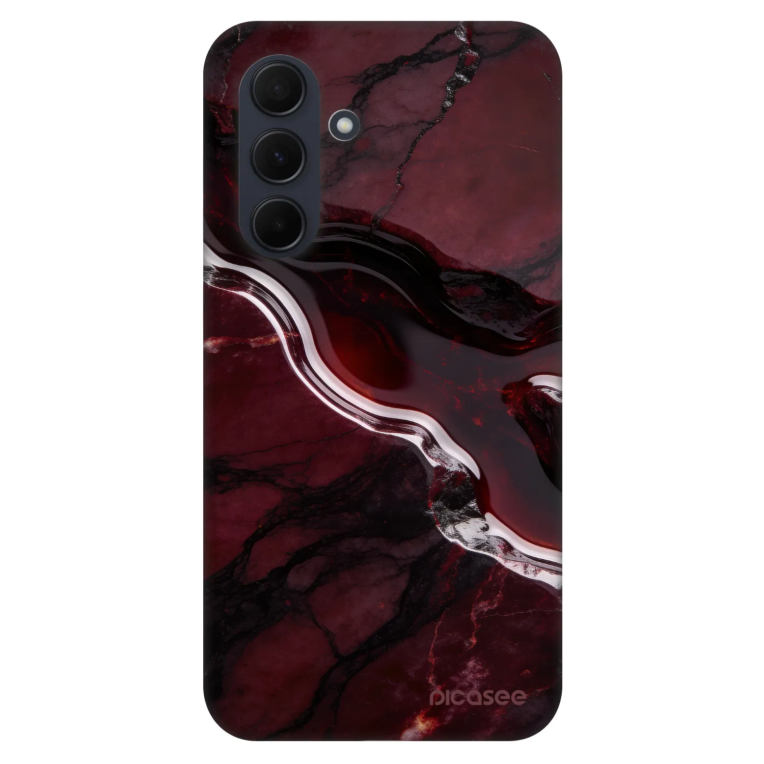 Picasee Fashion Case pre Samsung Galaxy A35 5G A356B - Cherry stone