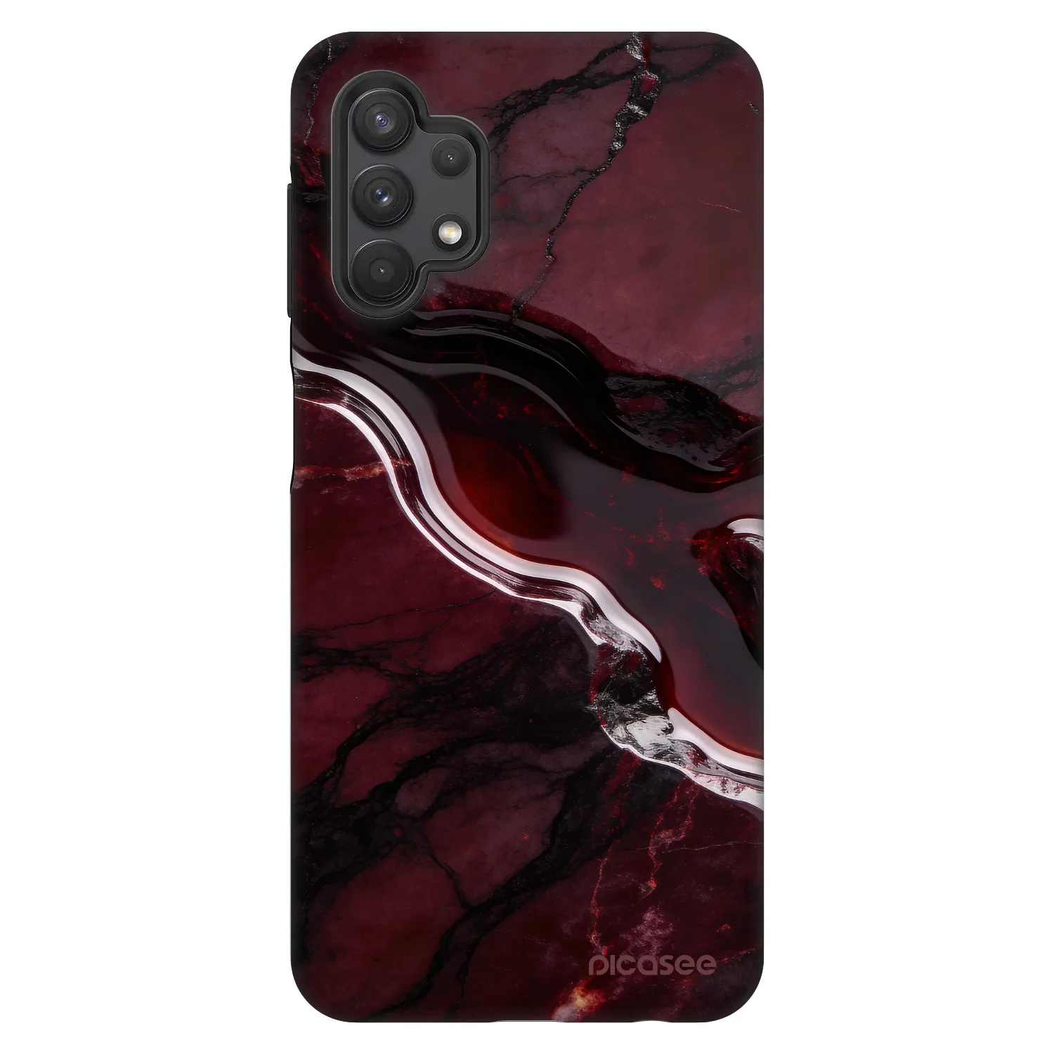 Picasee Fashion Case pre Samsung Galaxy A32 5G A326B - Cherry stone