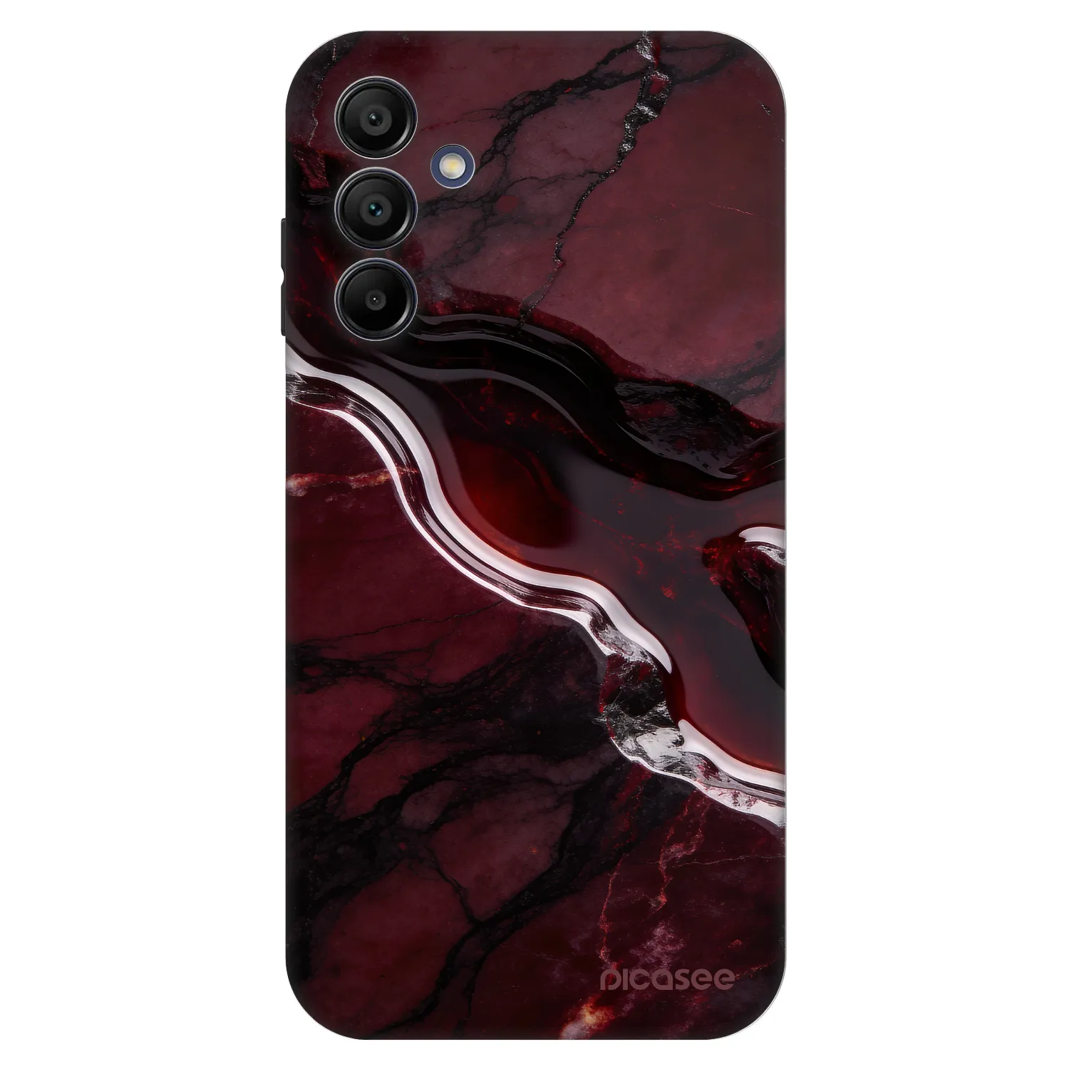 Picasee Fashion Case pre Samsung Galaxy A15 A156B 5G - Cherry stone
