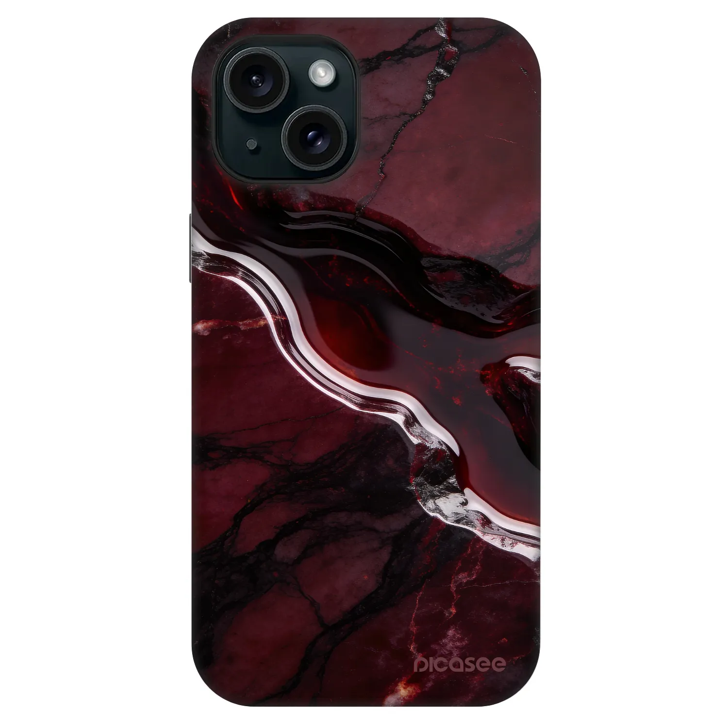 Picasee Fashion Case MagSafe pre Apple iPhone 13 - Cherry stone