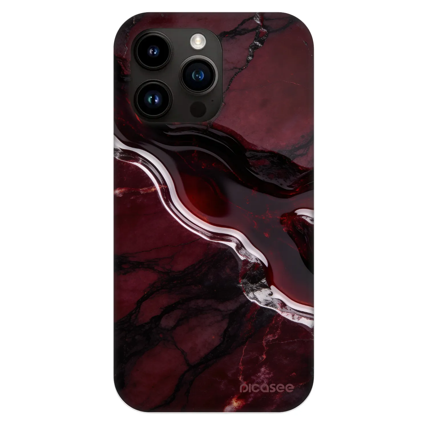 Picasee Fashion Case MagSafe pre Apple iPhone 13 Pro - Cherry stone
