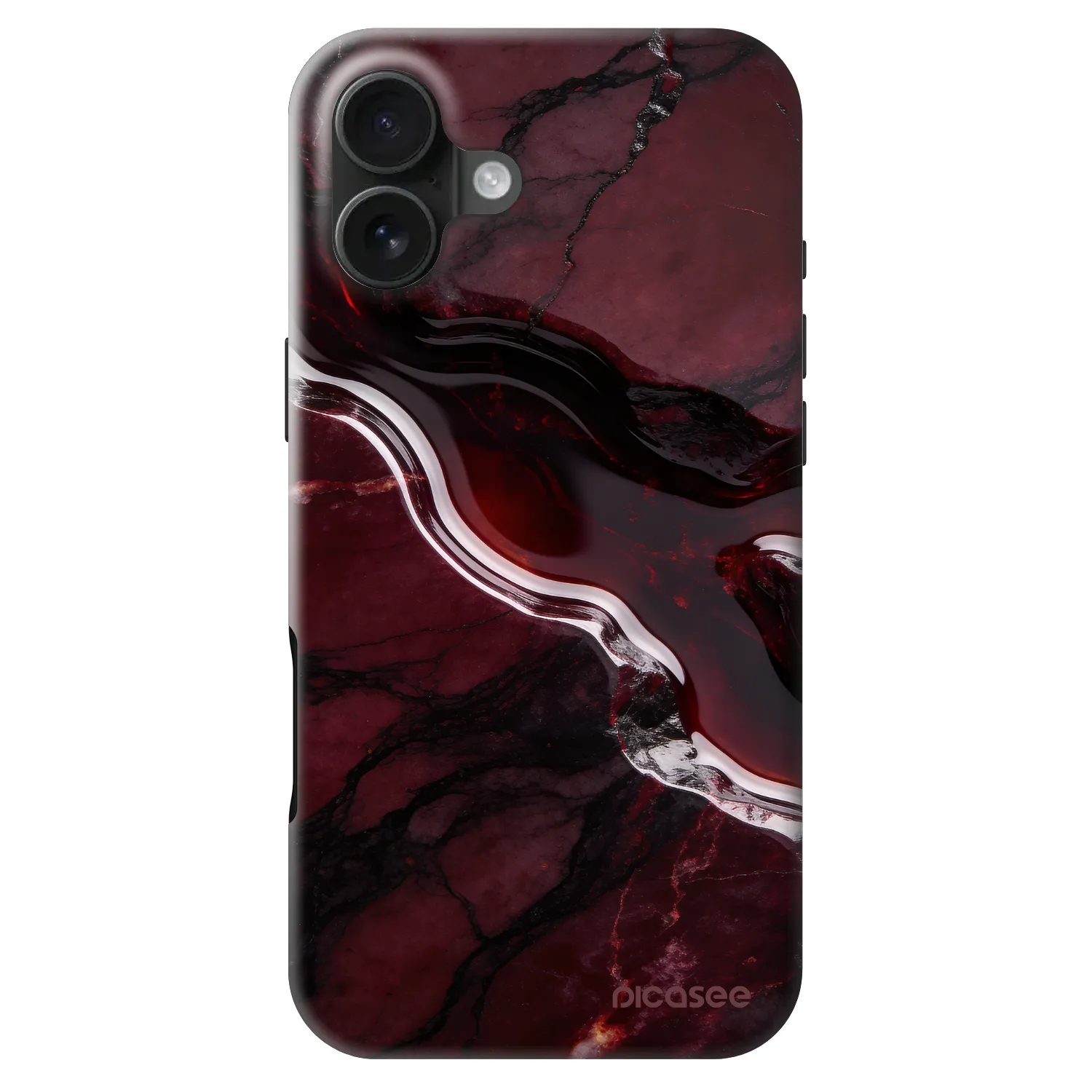 Picasee Fashion Case MagSafe pre Apple iPhone 16 Plus - Cherry stone