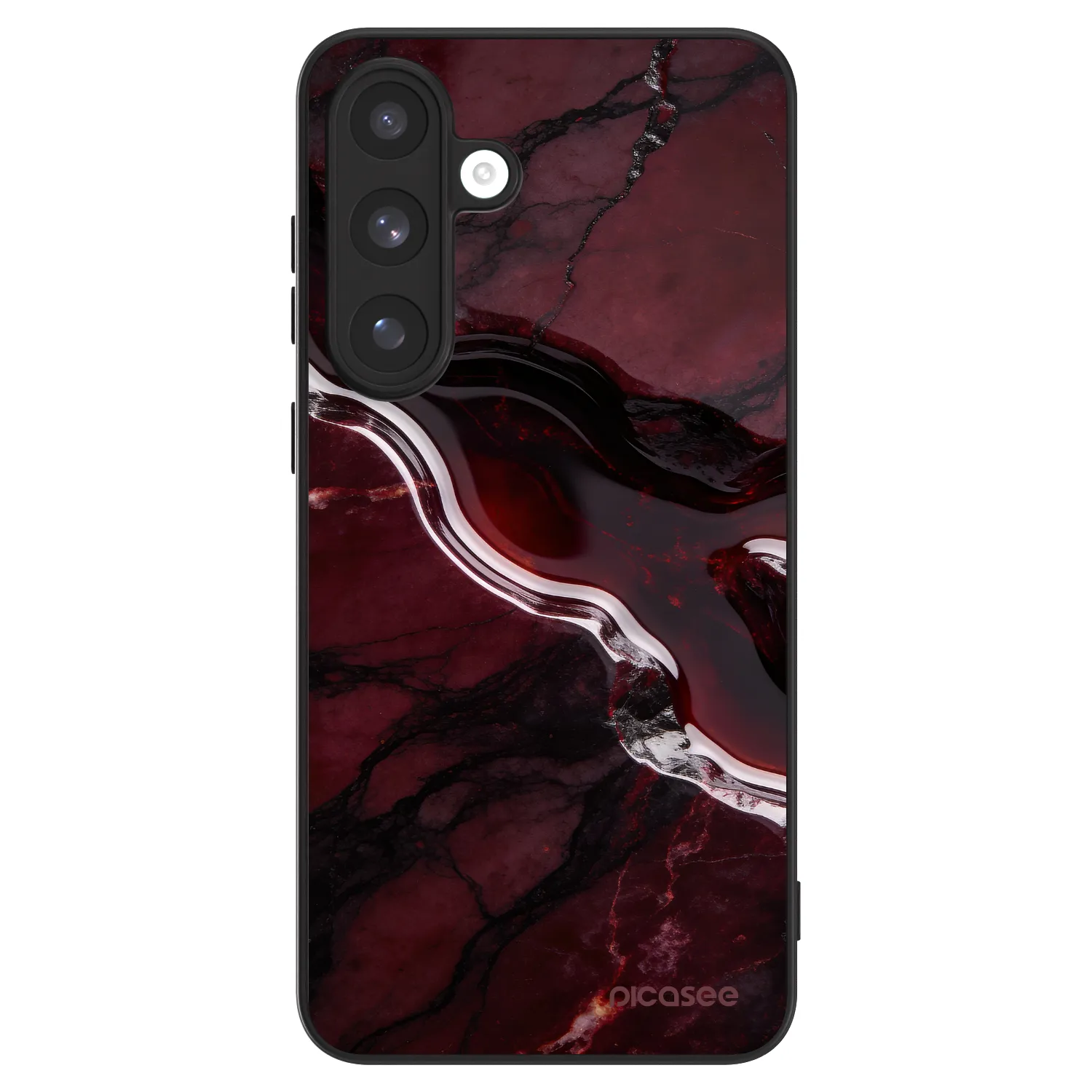 Picasee ULTIMATE CASE PowerShare pro Samsung Galaxy S25 FE 5G - Cherry stone