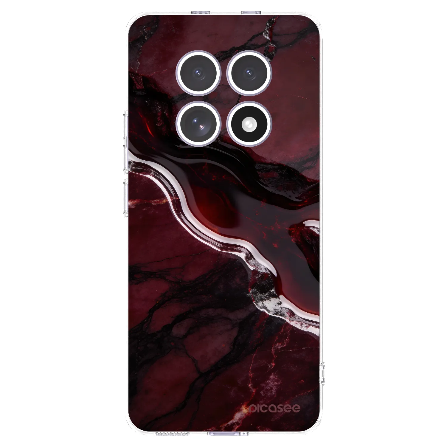 Picasee silikónový prehľadný obal pre Xiaomi Redmi Note 15 4G - Cherry stone