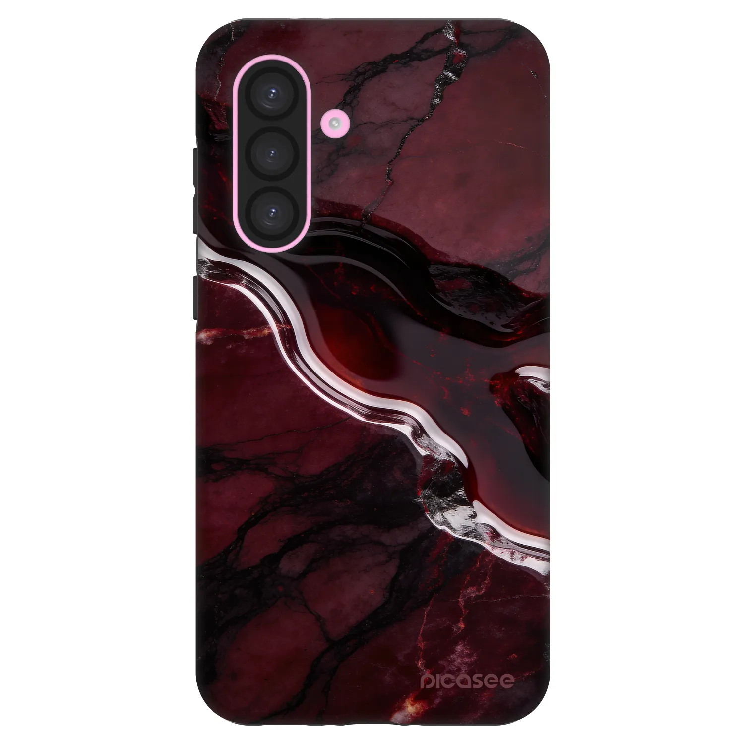 Picasee Fashion Case pre Samsung Galaxy A56 5G A566B - Cherry stone