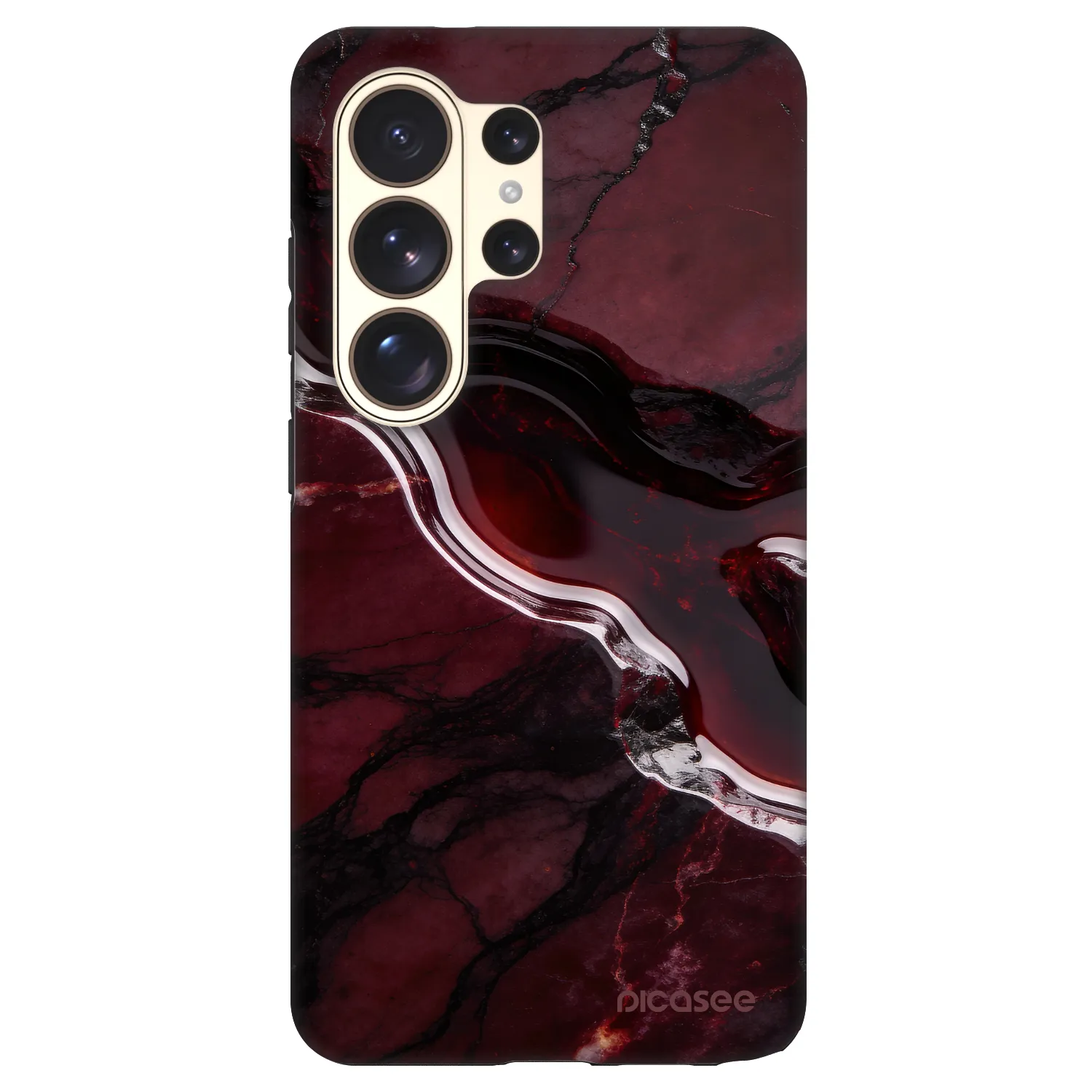Picasee Fashion Case PowerShare pro Samsung Galaxy S26 Ultra - Cherry stone