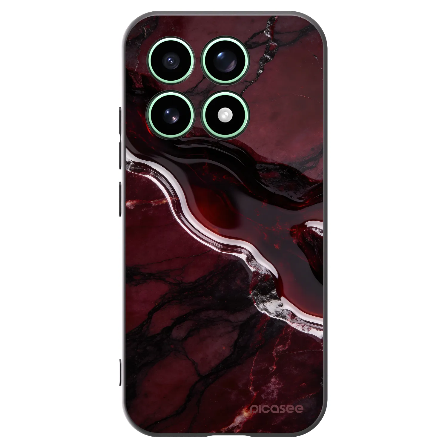 Picasee silikónový čierny obal pre Xiaomi 17 - Cherry stone