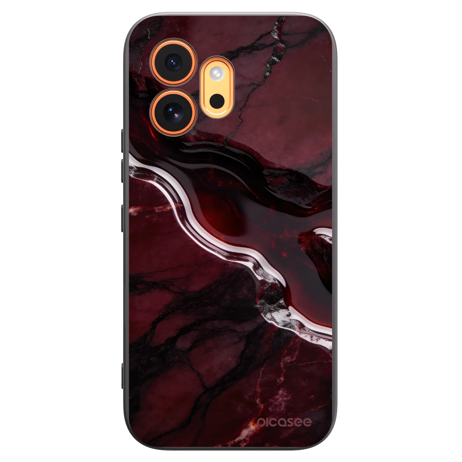Picasee silikónový čierny obal pre Honor 600 - Cherry stone