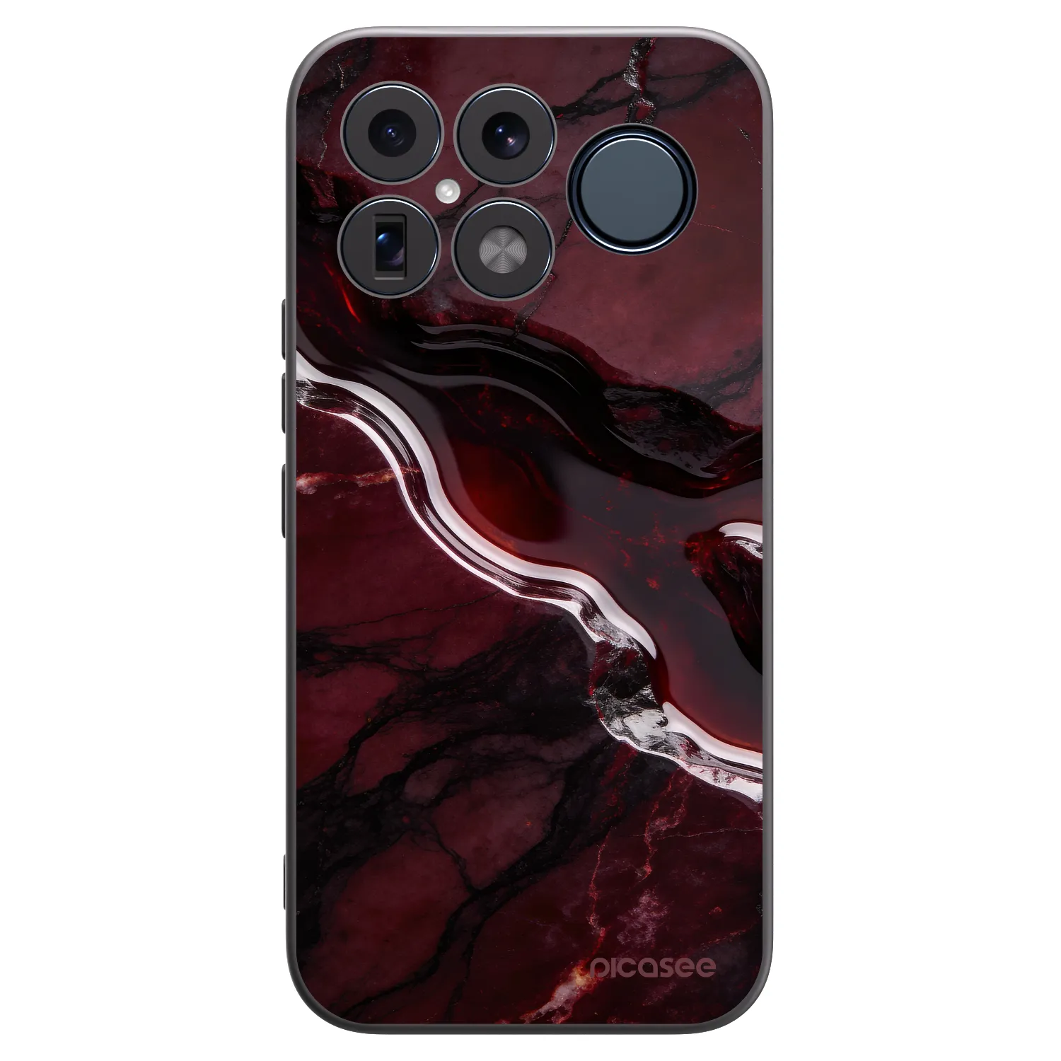 Picasee silikónový čierny obal pre Xiaomi Poco F8 Ultra - Cherry stone