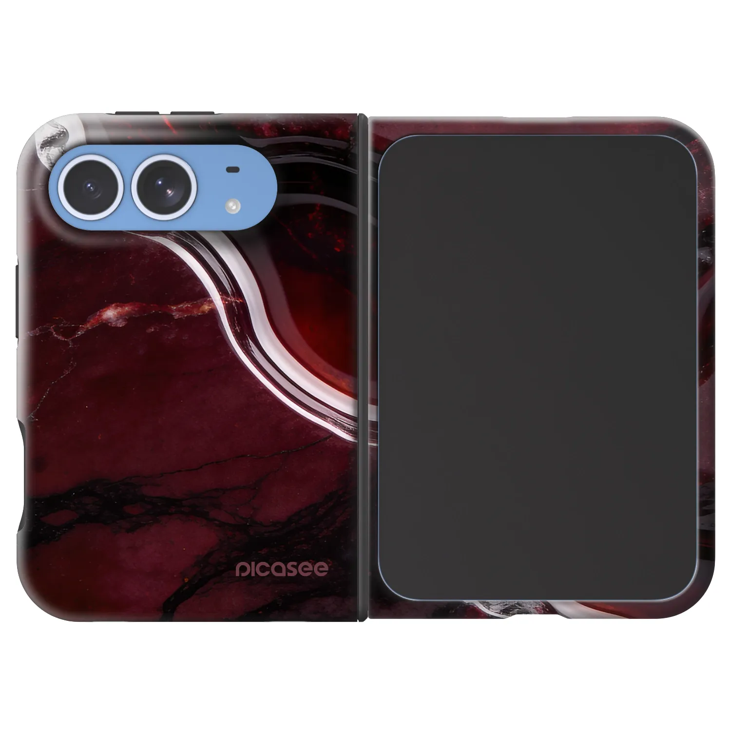 Picasee Fashion Case MagSafe pre Apple iPhone Duo - Cherry stone