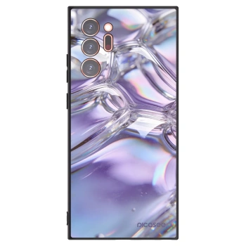 Picasee silikónový čierny obal pre Samsung Galaxy Note 20 Ultra - Iridescent bubbles