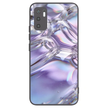 Picasee silikónový čierny obal pre Xiaomi Redmi Note 10 5G - Iridescent bubbles