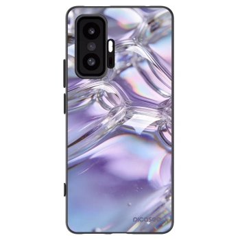 Picasee silikónový čierny obal pre Xiaomi 11T - Iridescent bubbles