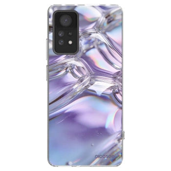 Picasee silikónový prehľadný obal pre Xiaomi Redmi Note 11 Pro 5G - Iridescent bubbles