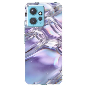 Picasee silikónový prehľadný obal pre Xiaomi Redmi Note 12 4G - Iridescent bubbles
