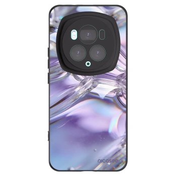 Picasee silikónový čierny obal pre Honor Magic6 Pro - Iridescent bubbles