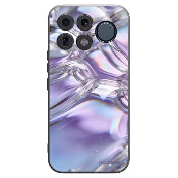 Picasee silikónový čierny obal pre Xiaomi Poco F8 Ultra - Iridescent bubbles
