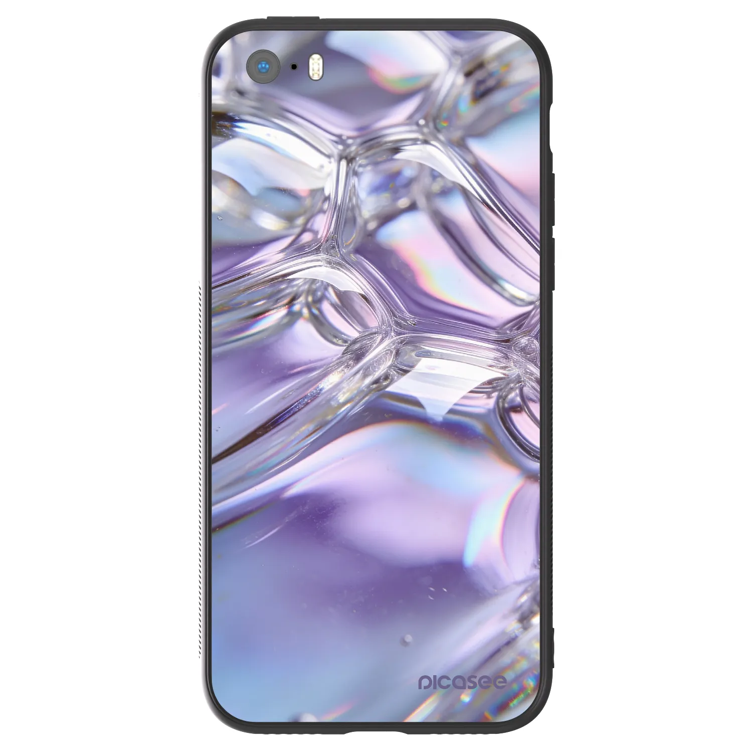 Picasee ULTIMATE CASE pro Apple iPhone 5/5S/SE - Iridescent bubbles