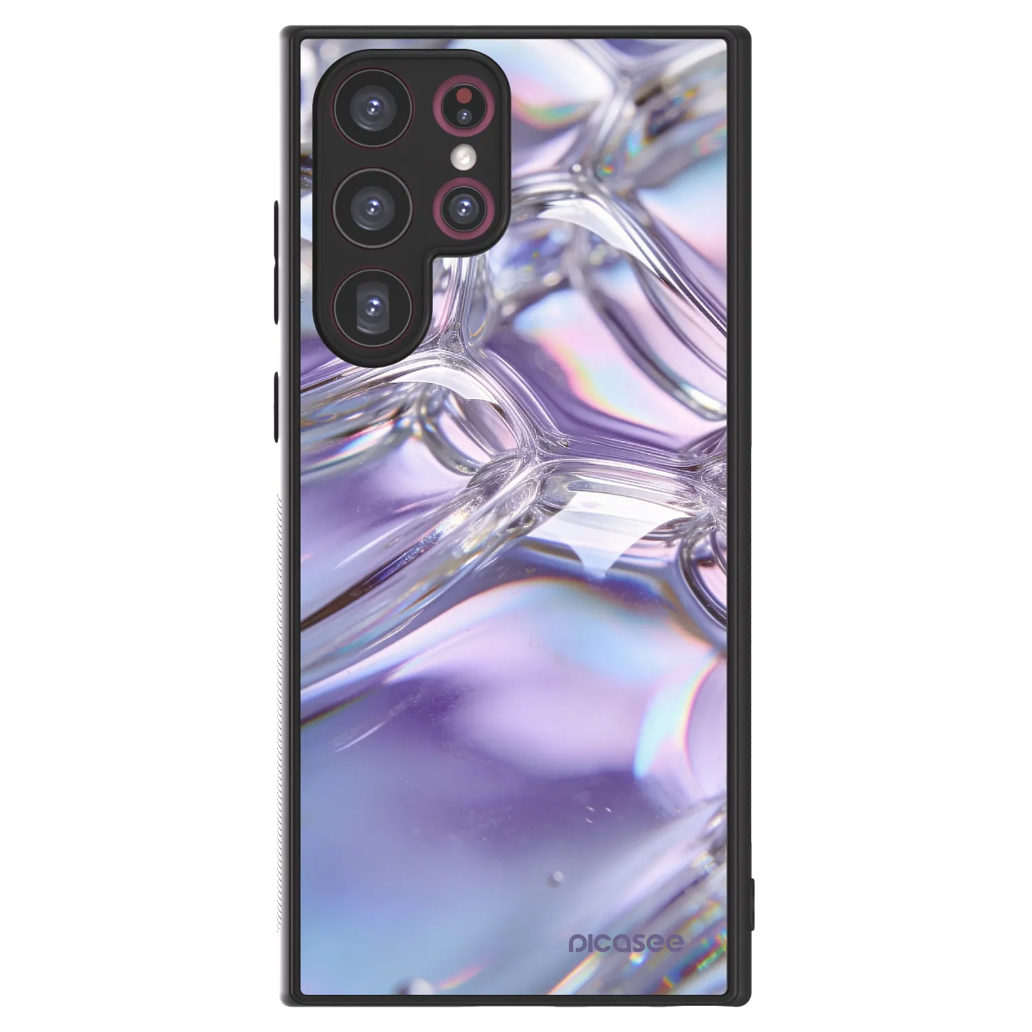 Picasee ULTIMATE CASE pro Samsung Galaxy S22 Ultra 5G - Iridescent bubbles