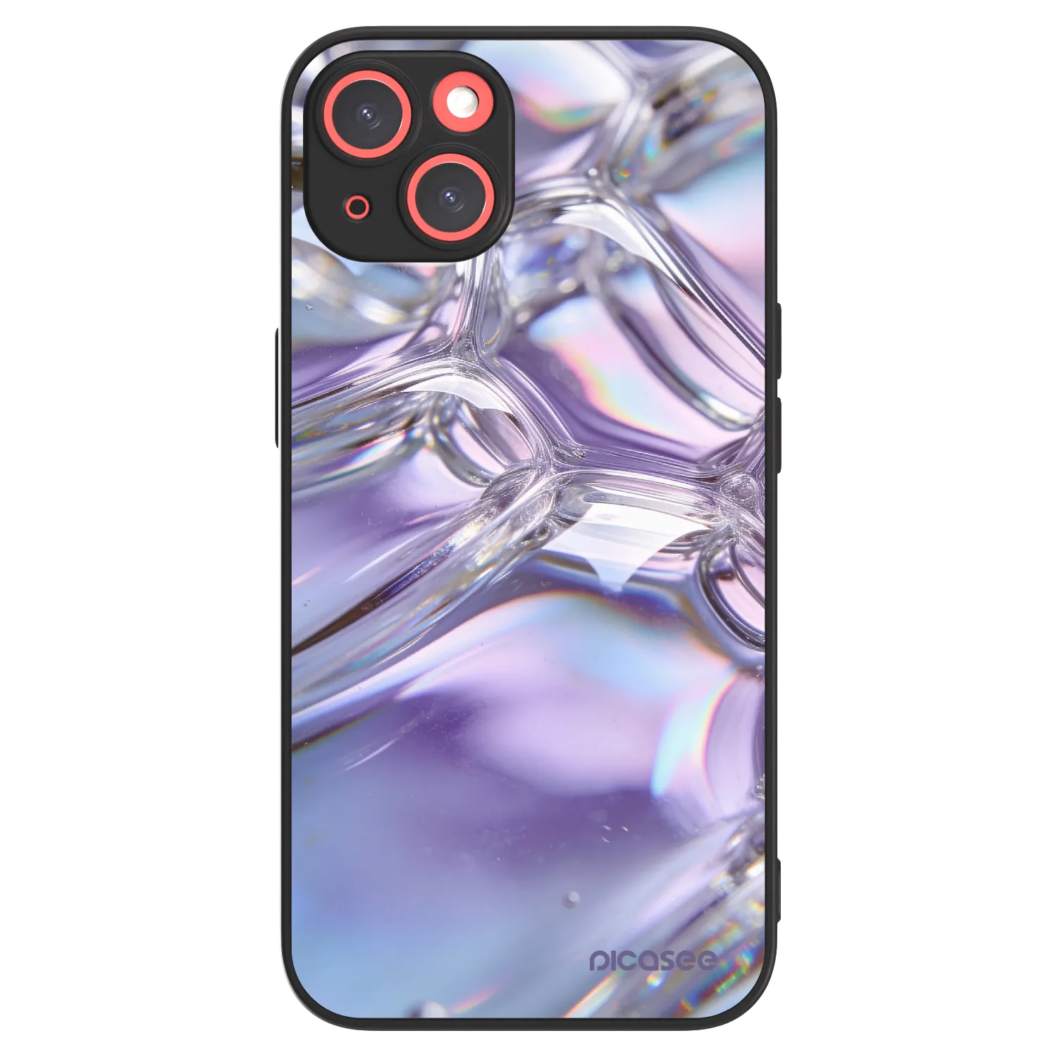 Picasee ULTIMATE CASE MagSafe pro Apple iPhone 13 - Iridescent bubbles