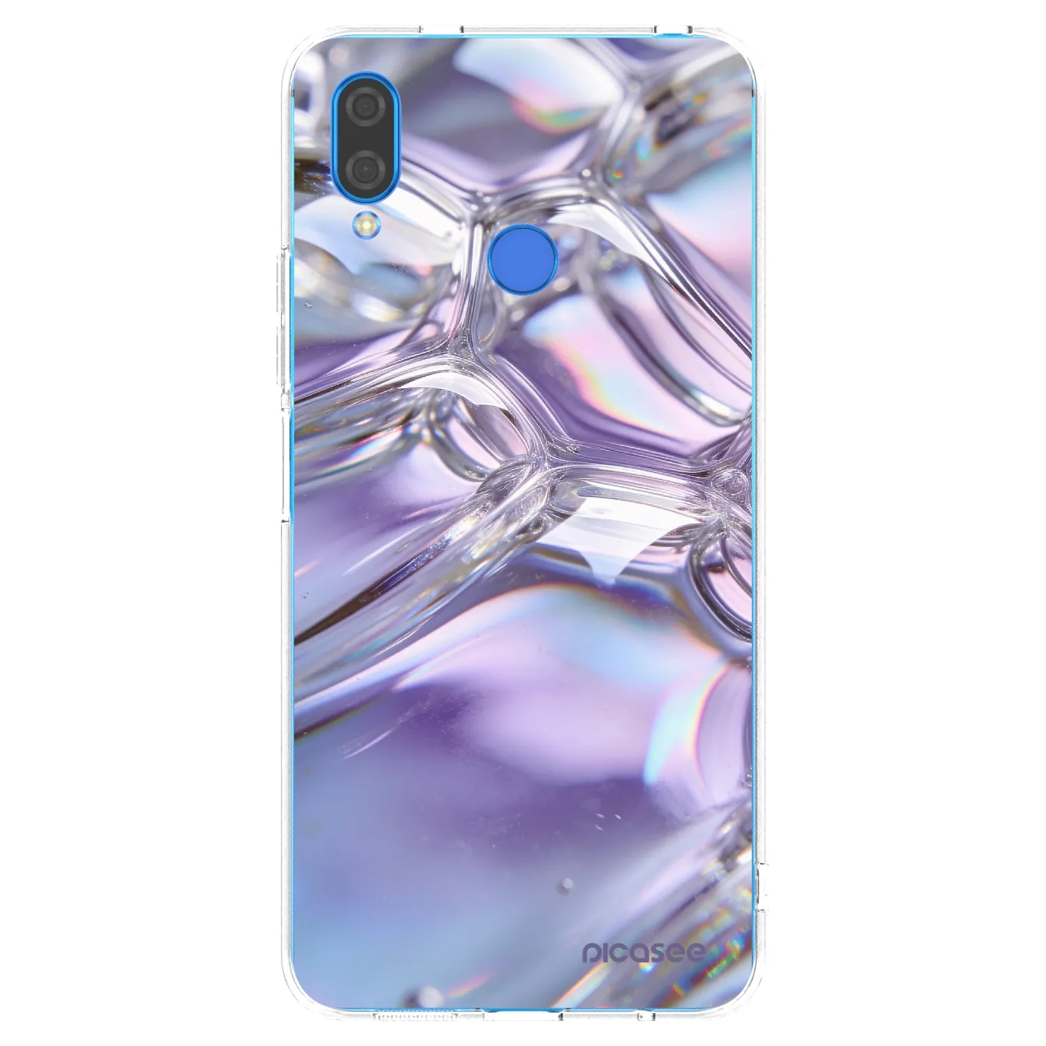 Picasee silikónový prehľadný obal pre Huawei Nova 3i - Iridescent bubbles