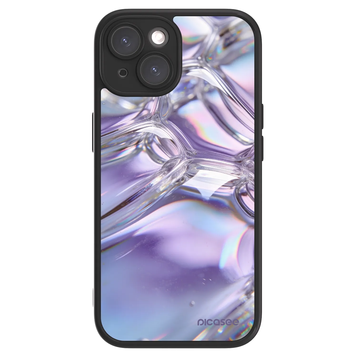 Picasee ULTIMATE CASE pro Apple iPhone 15 - Iridescent bubbles