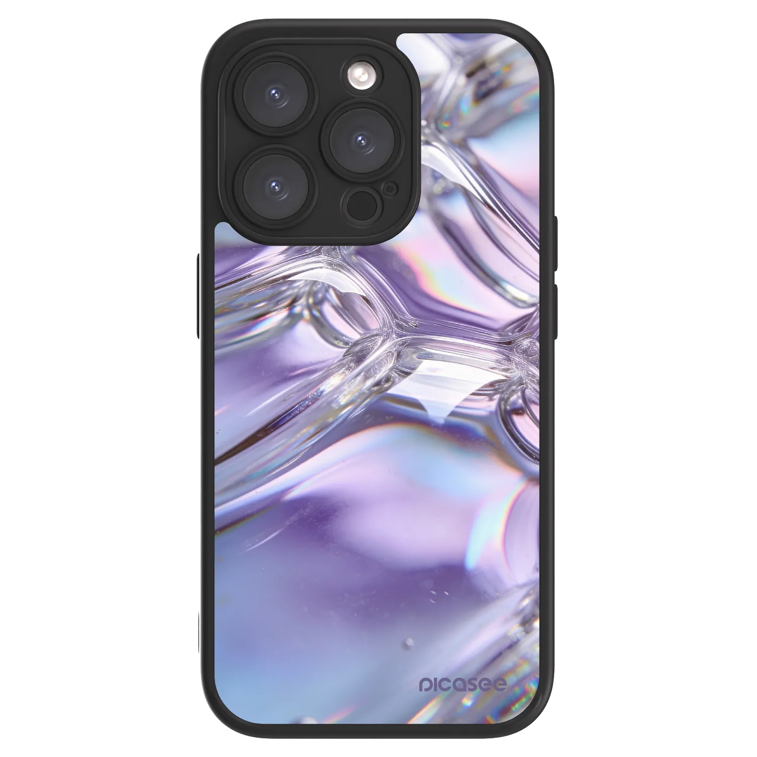 Picasee ULTIMATE CASE MagSafe pro Apple iPhone 15 Pro - Iridescent bubbles